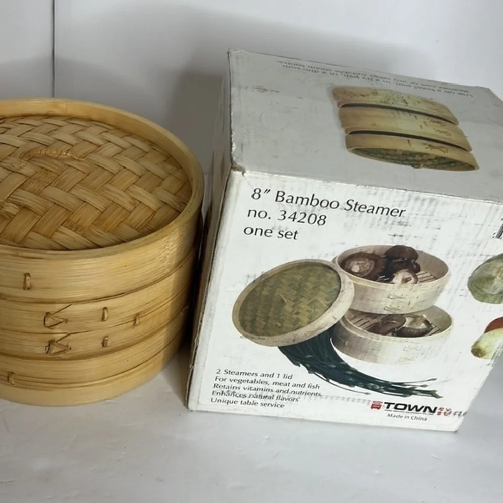 TOWN, 8 INCG BAMBOO STEAMER